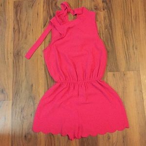Hot pink Romper